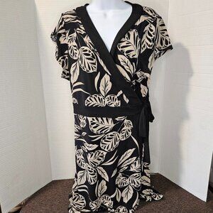 Dana Buchman half wrap dress, Size XL